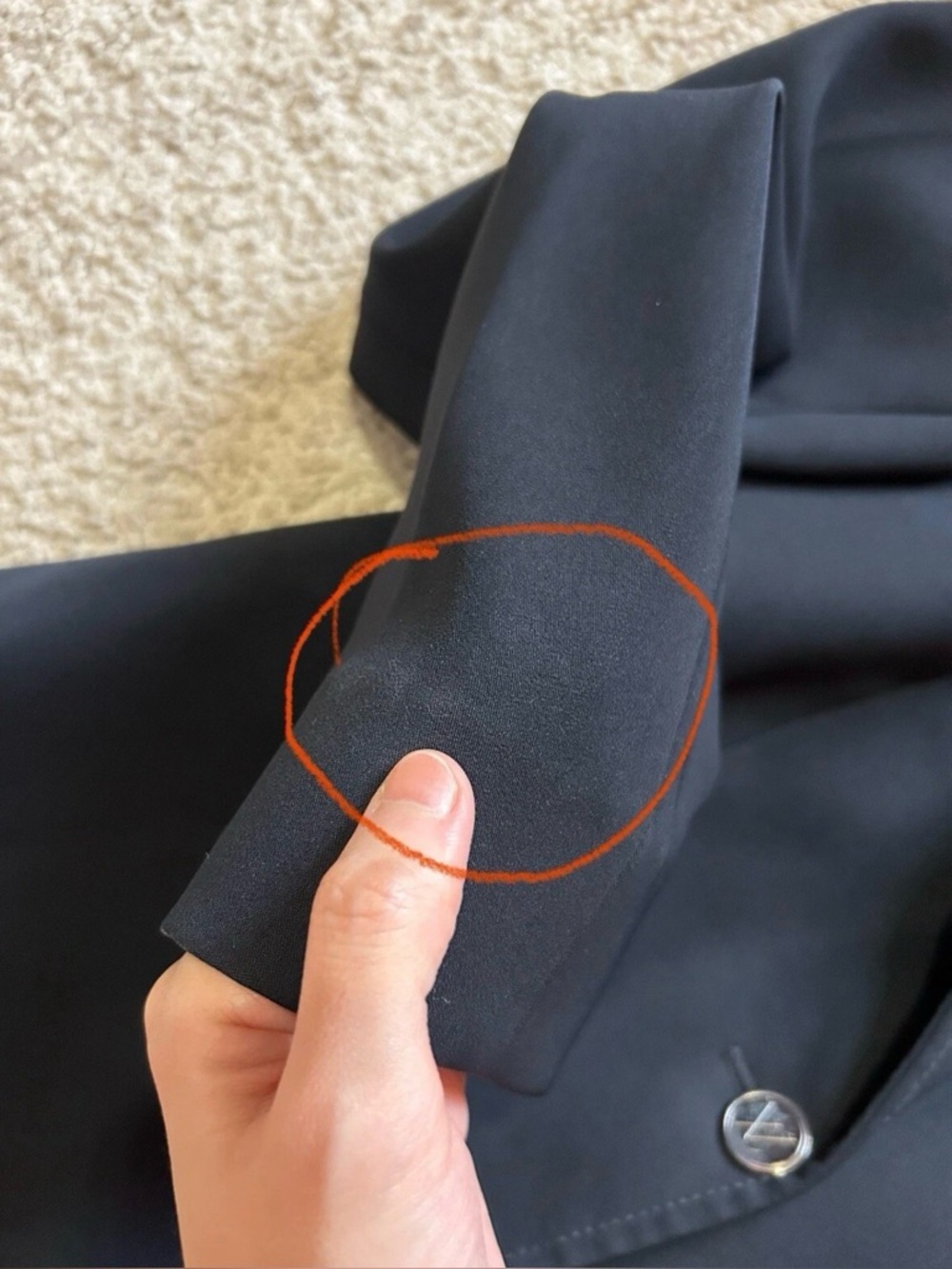 Louis Vuitton 2018 FW Uniform Blazer Dark Navy Sz34 (1 Button Comes Off) - Picture 11 of 15